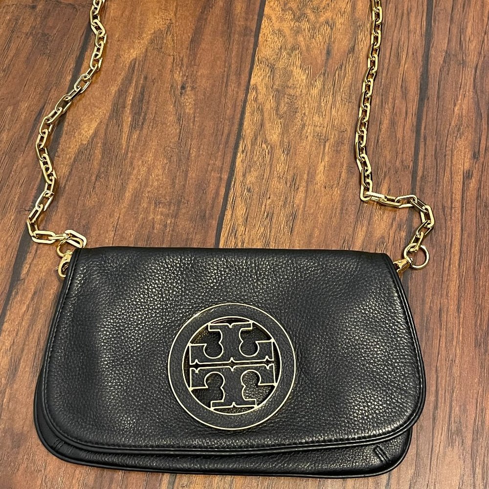Tory Burch Black Leather Purse